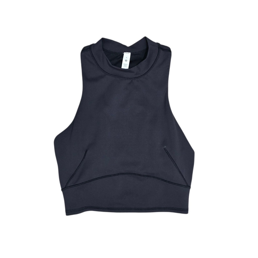 Lululemon Everlux and Mesh Cropped Tank LW1CUZS Size 6 Longline Racerback